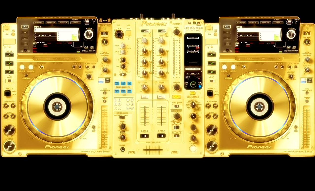CDJ2000 DJM900 gold